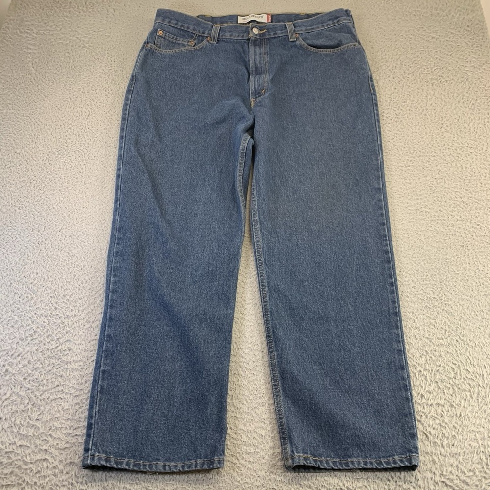 Levis‎ 550 Jeans Mens 40x30 Blue Denim Relaxed Fit Straight 5-Pocket 100% Cotton